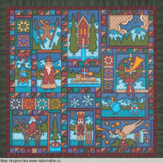 Схема "Christmas Quilt"