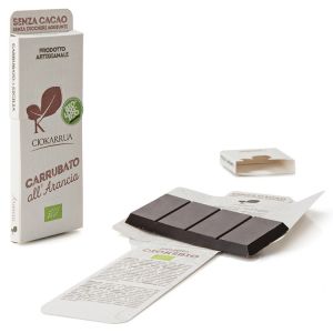 Шоколад из кэроба с Апельсином био Ciokarrua Carrubato all' Arancia Biologico 50 г - Италия