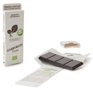 Шоколад из кэроба без добавок био Ciokarrua Carrubato Pura 55% Biologico 50 г - Италия