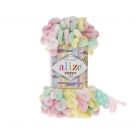 Пряжа PUFFY COLOR Alize цвет 5862