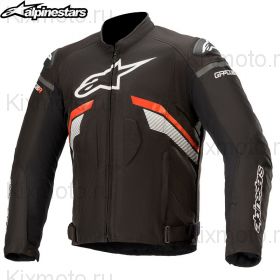 Мотокуртка Alpinestars T-GP Plus V3, Черно-бело-красный