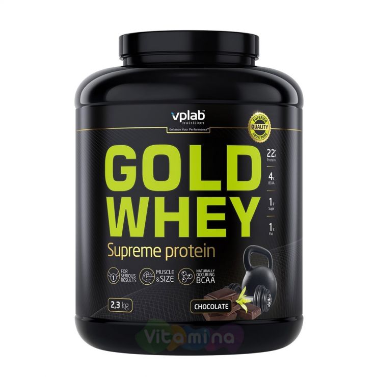 VPLab Концентрат сывороточного протеина Gold Whey, 2300 гр