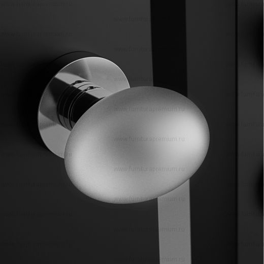 Комплект кноб Glass Design OVO Liscio