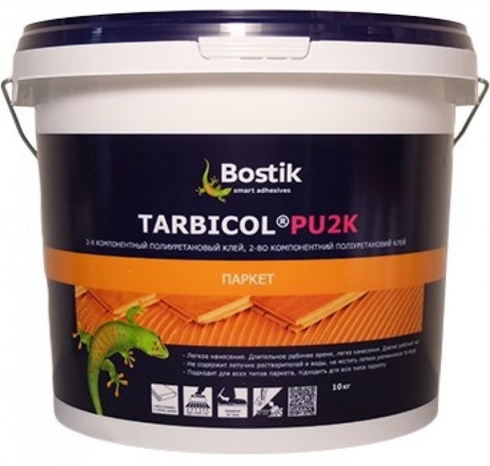 Клей полиуретановый для паркета Bostik Tarbicol PU 2K, 10 кг