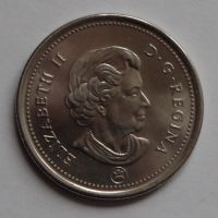 25 центов 2007 года Канада UNC