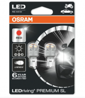 Osram W16W red