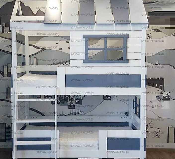 Кровать двухъярусная Домик Felicia №31