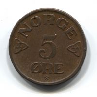 5 эре 1952 года Норвегия
