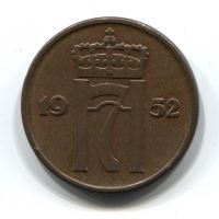 5 эре 1952 года Норвегия