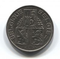 1 франк 1939 года Бельгия