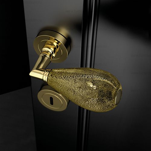 Ручка Glass Design Goccia Black/Gold