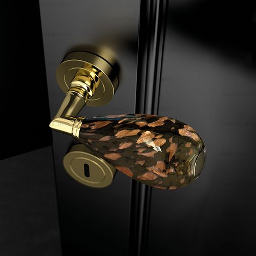 Ручка Glass Design Goccia Black/Brown