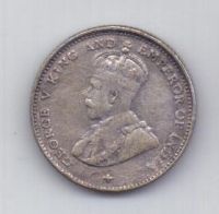 10 центов 1919 года Стрейтс Сеттлментс Великобритания