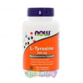 L-тирозин, 120 капсул.