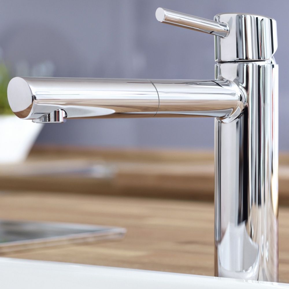 Смеситель Grohe Concetto New для кухни с выдвижным изливом 31129001 схема 3