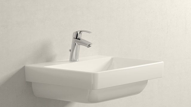 Смеситель Grohe Eurosmart для раковины 23322001 схема 17