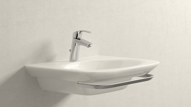 Смеситель Grohe Eurosmart для раковины 23324001 схема 14