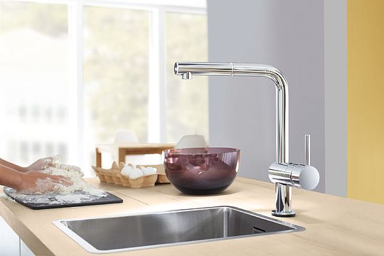 Сенсорный смеситель для кухни Grohe Minta 31360DC1 ФОТО