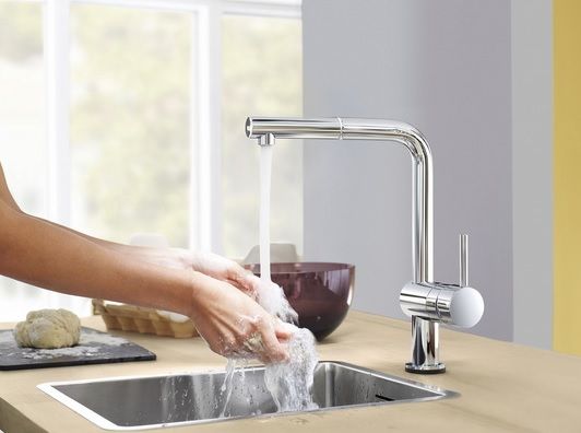 Смеситель Grohe Minta для кухни 31375000 ФОТО