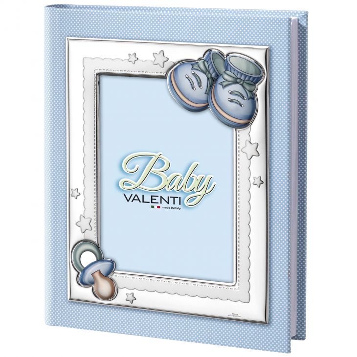 Фотоальбом голубой "Пинетки" (Италия, 25х30 см)