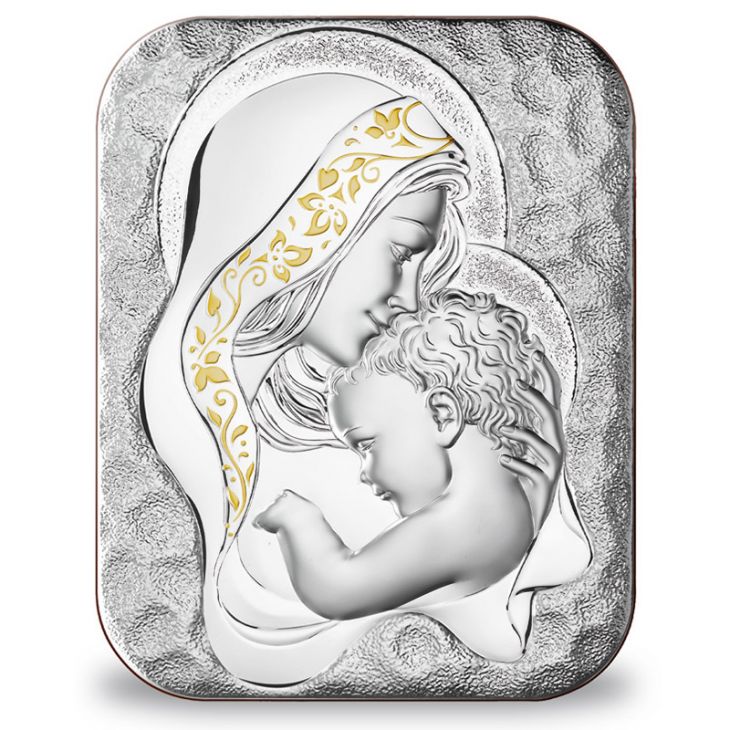 Миниатюра "Мадонна с младенцем" (Италия, 11x14 см)