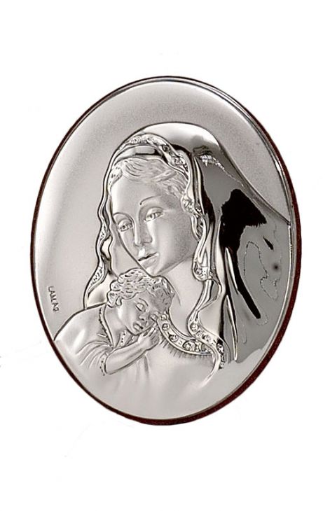 Миниатюра "Мадонна с младенцем" (Италия, 5х7 см)