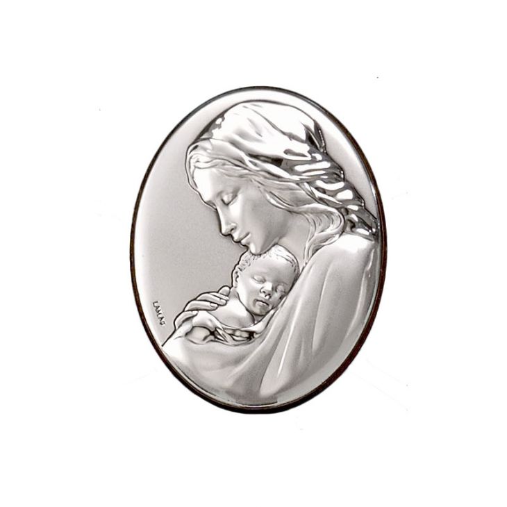 Миниатюра "Мадонна с младенцем" (Италия, 5х7 см)