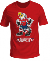 Футболка детская "Washington Capitals Kids Mascot" печать, красная