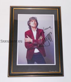 Автограф: Мик Джаггер. The Rolling Stones