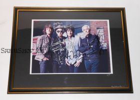 Автографы: The Rolling Stones. Мик Джаггер, Кит Ричардс, Чарли Уоттс, Рон Вуд