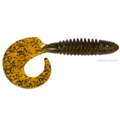 Твистеры Lucky John Pro Series Crusher Grub 4.5" 114 мм / упаковка 4 шт / цвет:PA19