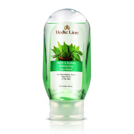 Гель для умывания Ним и Брами | Neem Brahmi Disinfecting Face Wash | 120 мл | Vedic Line