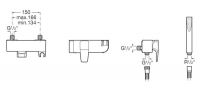 Смеситель Roca Thesis для душа 7.5A20.5.0C0.0 схема 2