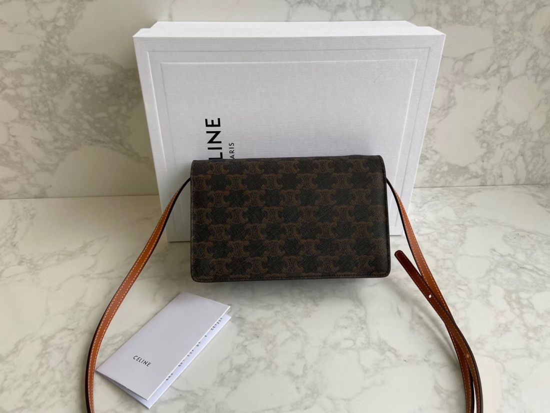 Клатч CELINE Triomphe Canvas