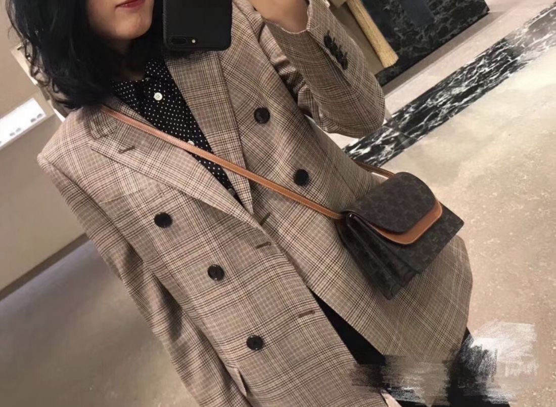 Клатч CELINE Triomphe Canvas