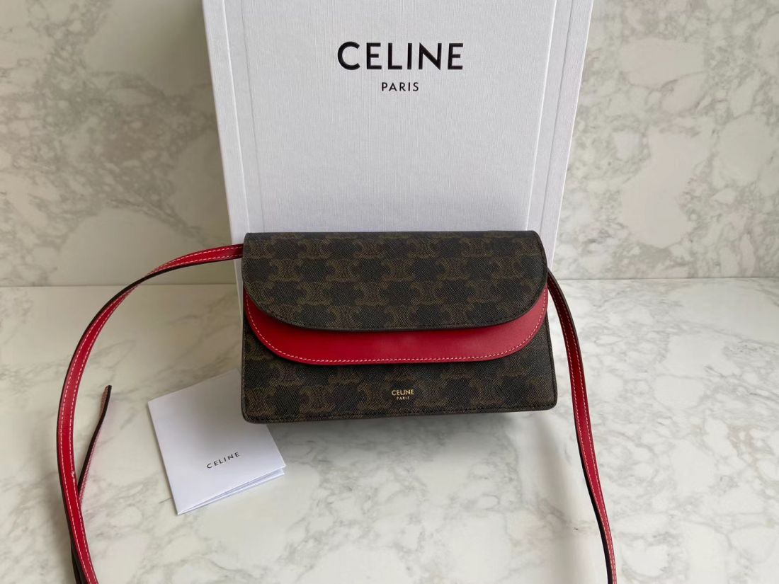 Клатч CELINE TRIOMPHE CANVAS