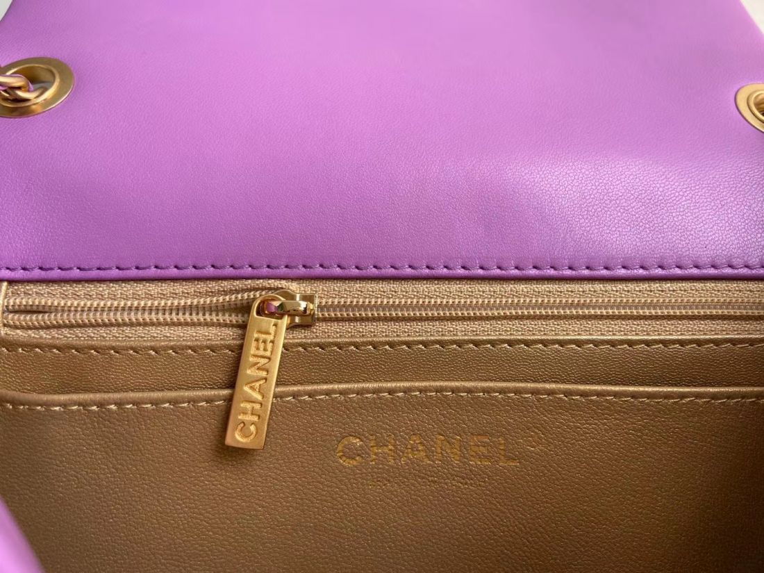 CHANEL Shoulder Flap Bag 20 cm