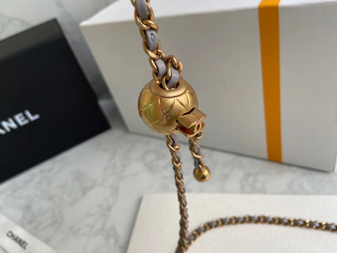 CHANEL Shoulder Flap Bag 20 cm