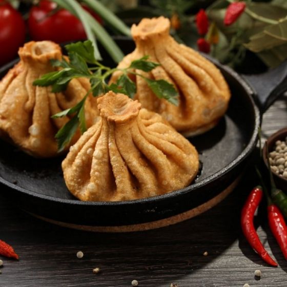 Хинкали обжаренные