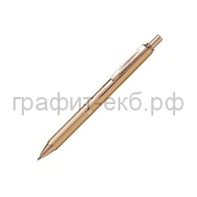 Ручка гелевая Pentel BL407MBOX ENERGEL золотистая