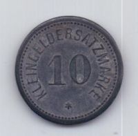 10 пфеннигов 1917 года Дармштадт Германия
