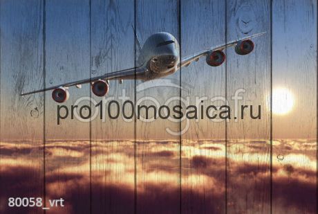 80058 Картина на досках серия АВИАЦИЯ