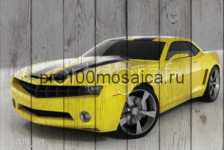 80074 Картина на досках серия АВТО