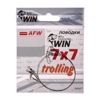 Поводок Win 7х7 (AFW) Trolling 18 кг 80 см фото1