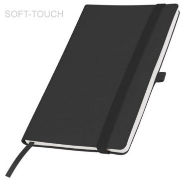 черные бизнес-блокноты Gracy с Soft-touch покрытием