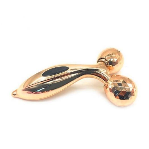 Массажёр для лица и тела 3D Body Massager XC-300, цвет золотисто-розовый