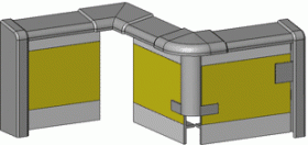 ПЛИНТУС ДЛЯ КОВРОЛИНА TSL55