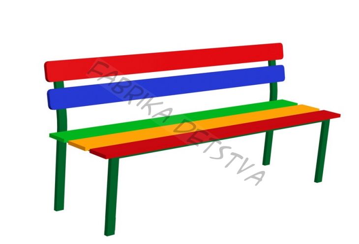 Скамейка «Радуга»
