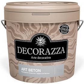 Декоративная Штукатурка Decorazza Art Beton 9кг для Имитации Текстуры Камня и Бетона / Декоразза Арт Бетон