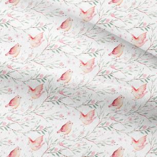 Хлопок Перкаль Птички на веточках 25х75см  limit